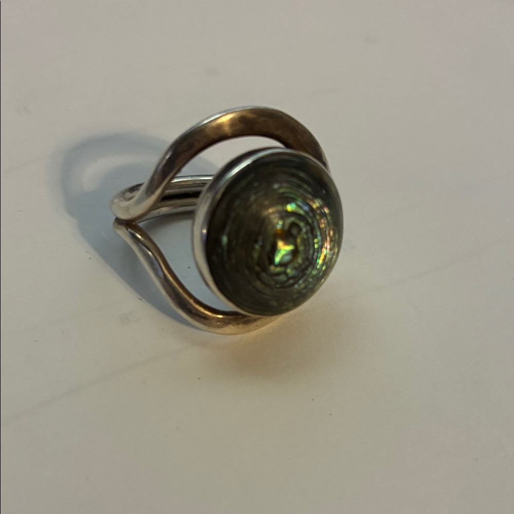 Artisan Silver and Swirl Ring